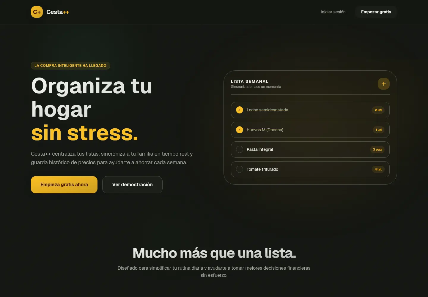 Captura de Cesta++
